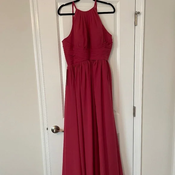 red prom dress size 14 Red Prom Dresses Satin Beaded Ball Gown with Pockets